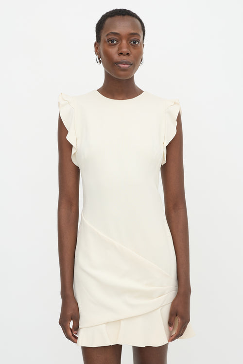 Emilio Pucci Wool Ruffled Dress