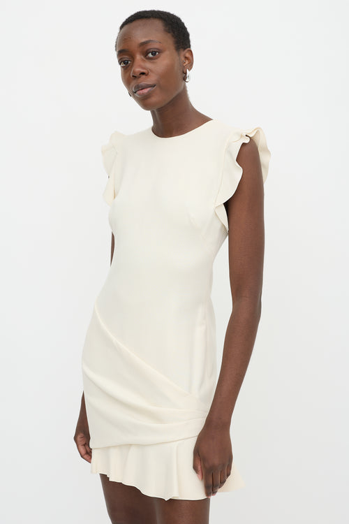 Emilio Pucci Wool Ruffled Dress