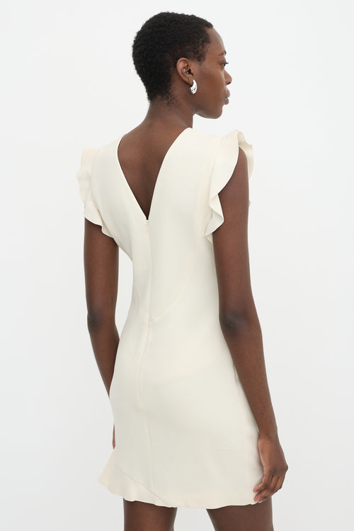 Emilio Pucci Wool Ruffled Dress