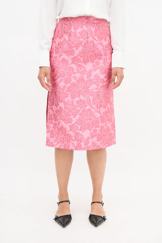 Emily Wickstead Jacquard Noah Skirt