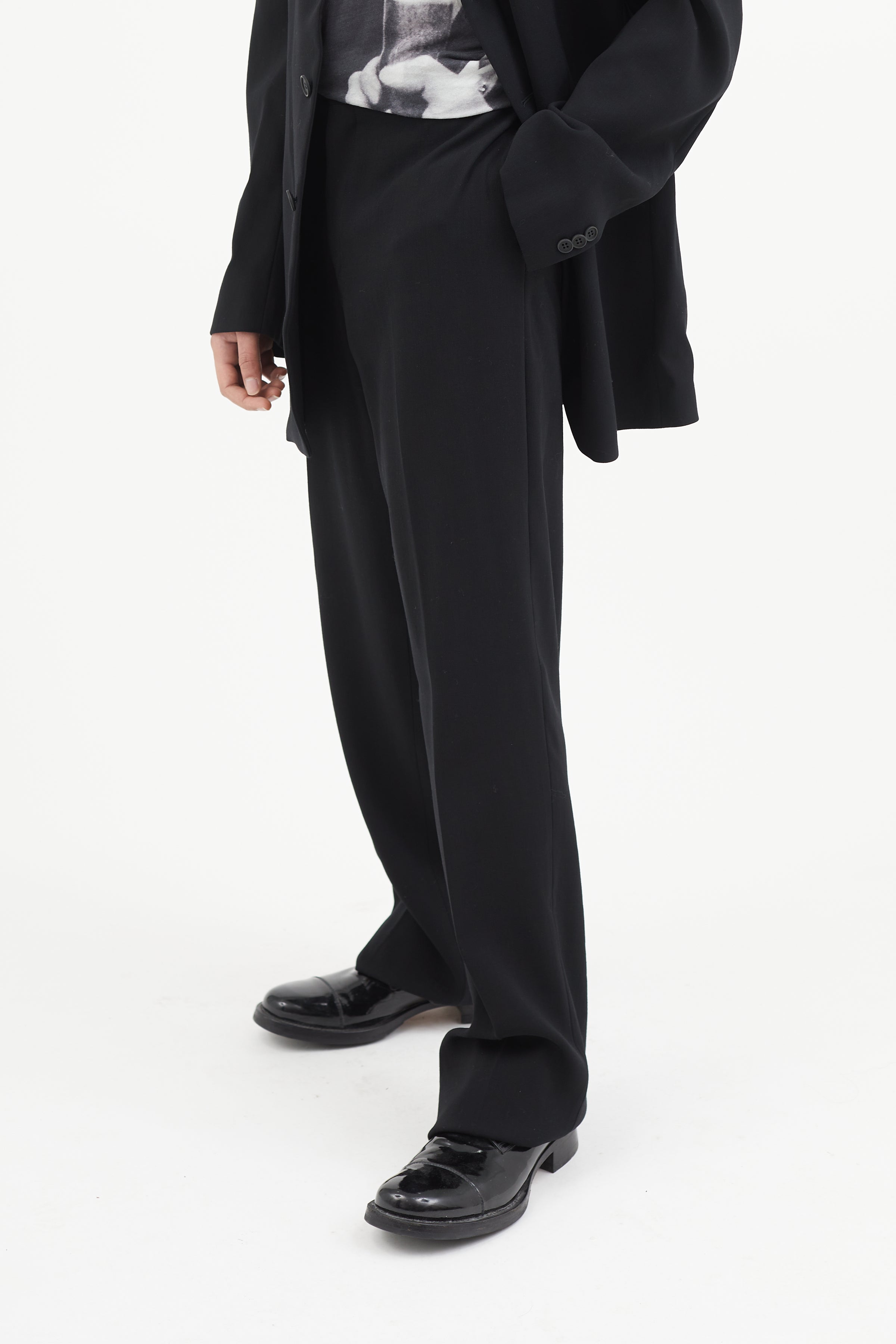 Emporio Armani Trousers in Black for Men  Lyst