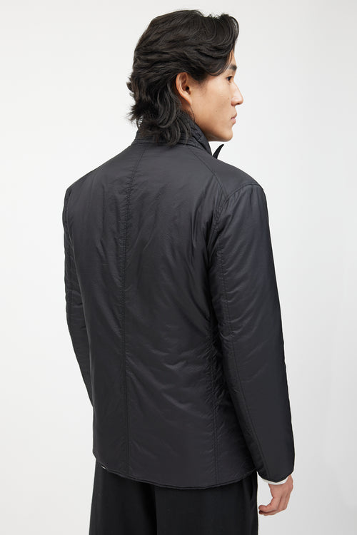 Engineered Garments Black Padded Nylon Blazer