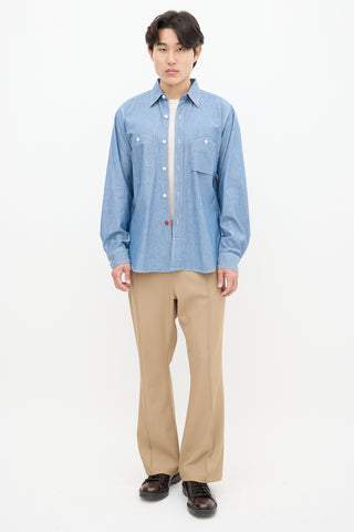 Engineered Garments Blue Chambray Shirt