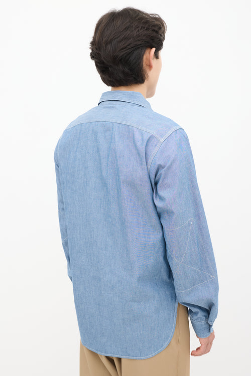 Engineered Garments Blue Chambray Shirt