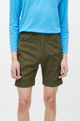 Engineered Garments Green Cuffed Short