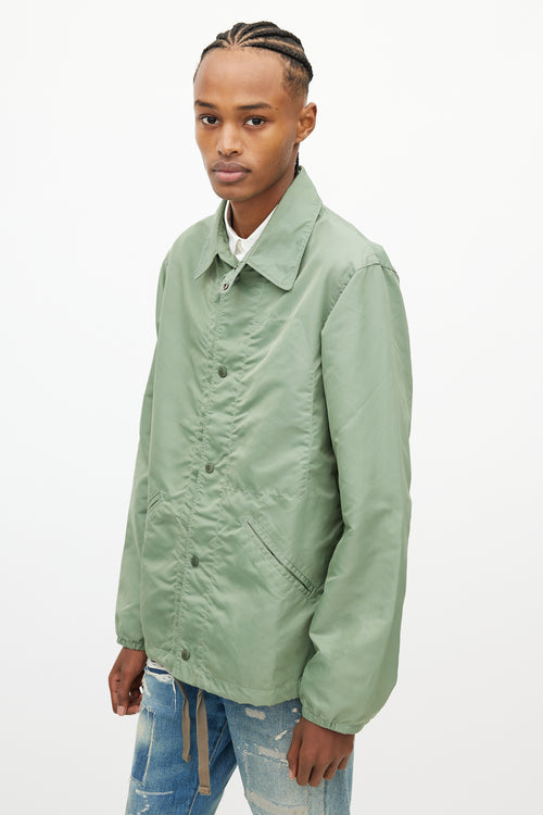 Engineered Garments Green Nylon Shirt Jacket