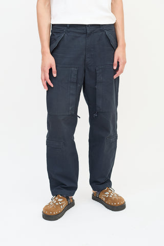 Engineered Garments Navy Cotton Work Pants