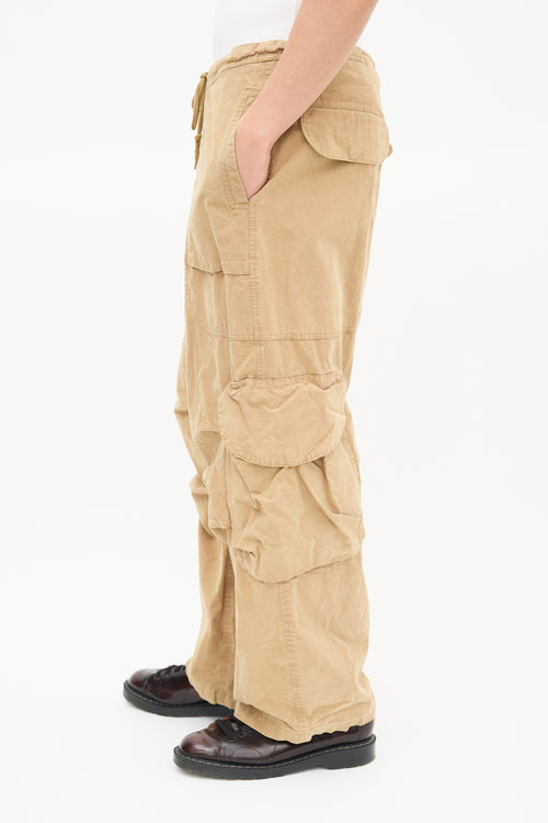 Entire Studios Beige Freight Cargo Pant