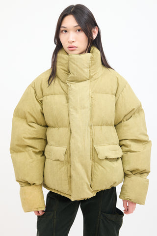 Entire Studios Green PFD V2 Down Puffer Jacket