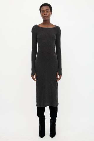 Enza Costa Boat Neck Maxi Dress