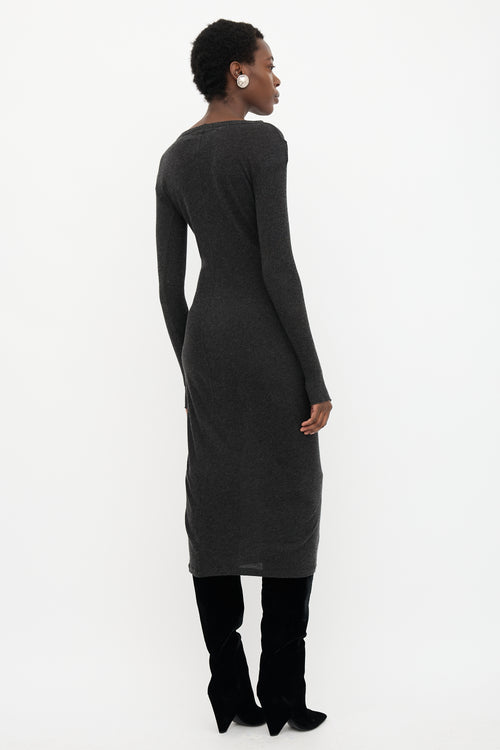 Enza Costa Boat Neck Maxi Dress