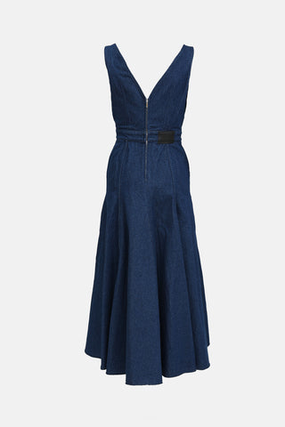 ErdemDenim Violette Maxi Dress