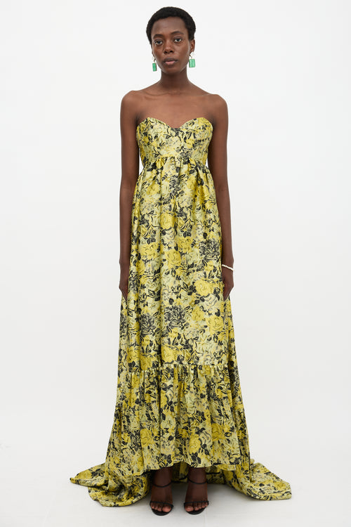 Erdem Floral & Tulle Neave Dress