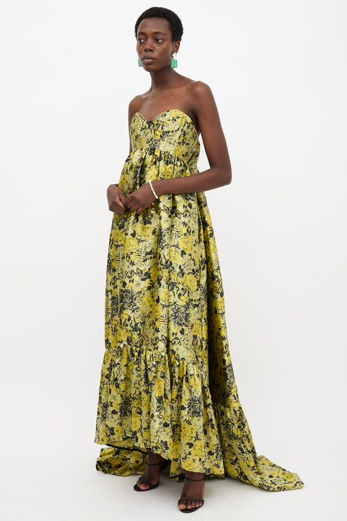 Erdem Floral & Tulle Neave Dress