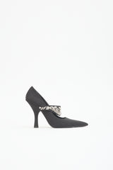 Erdem Moiré Embellished Pump