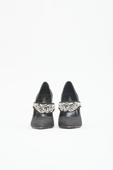 Erdem Moiré Embellished Pump