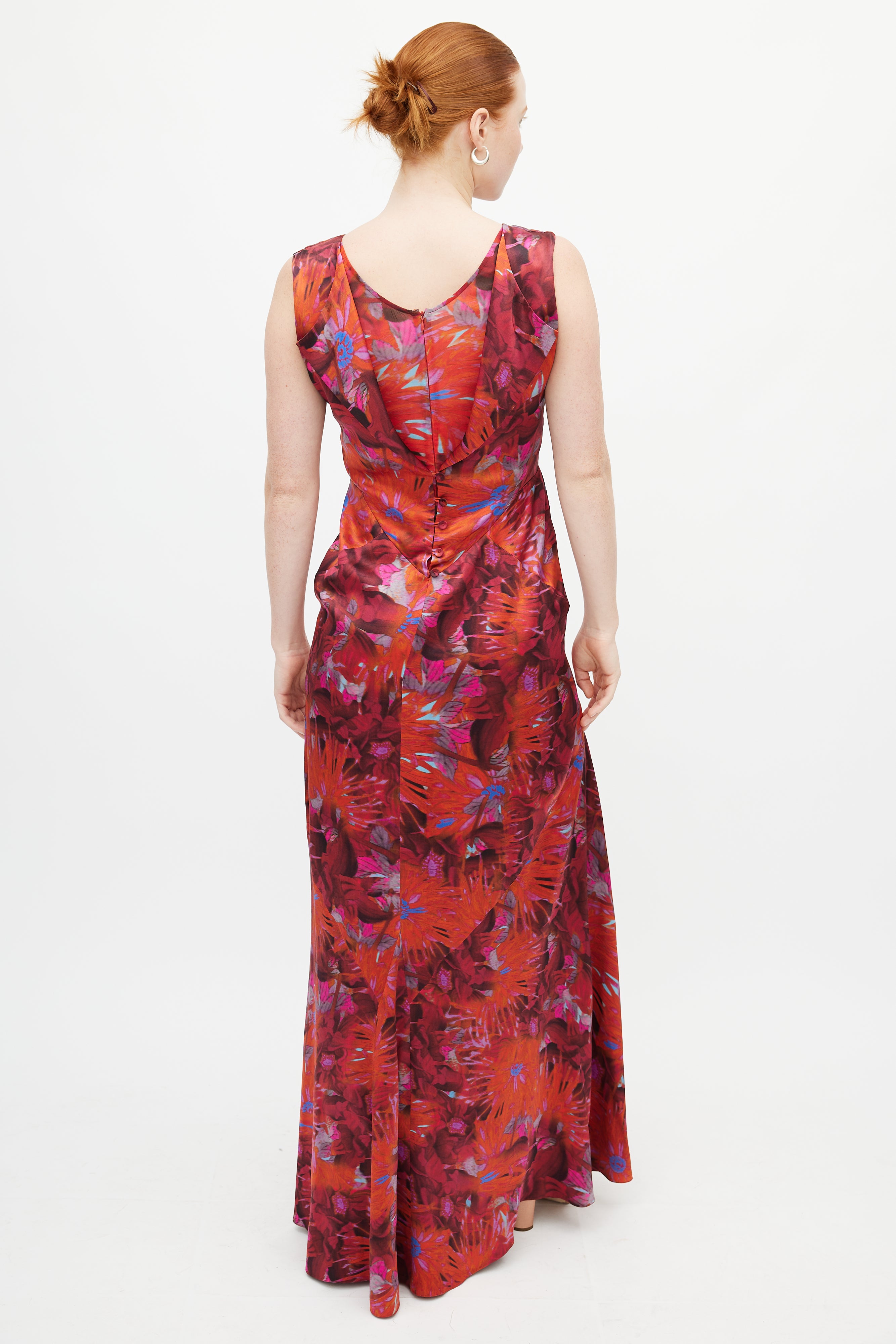 erdem red floral dress ERDEM