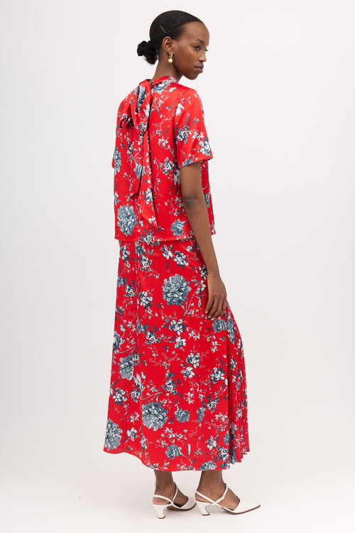 Erdem Satin Floral Set