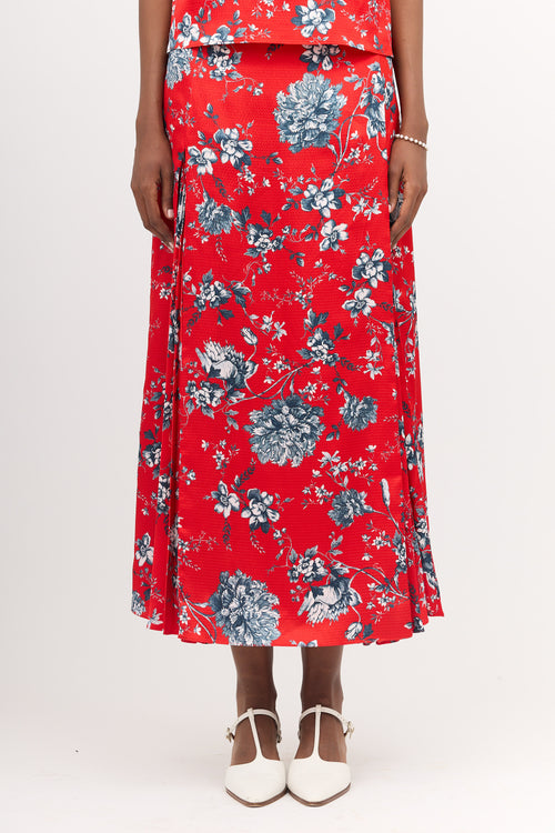 Erdem Satin Floral Set
