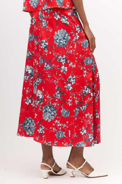 Erdem Satin Floral Set