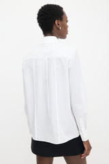 Erdem Ruffled Jacquard Thalia Shirt