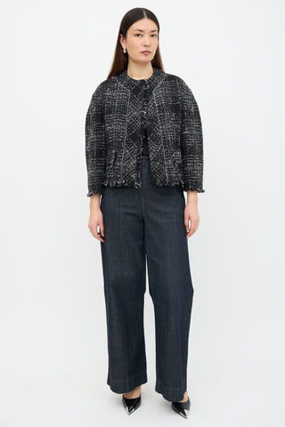 Erdem Tweed Check Jacket