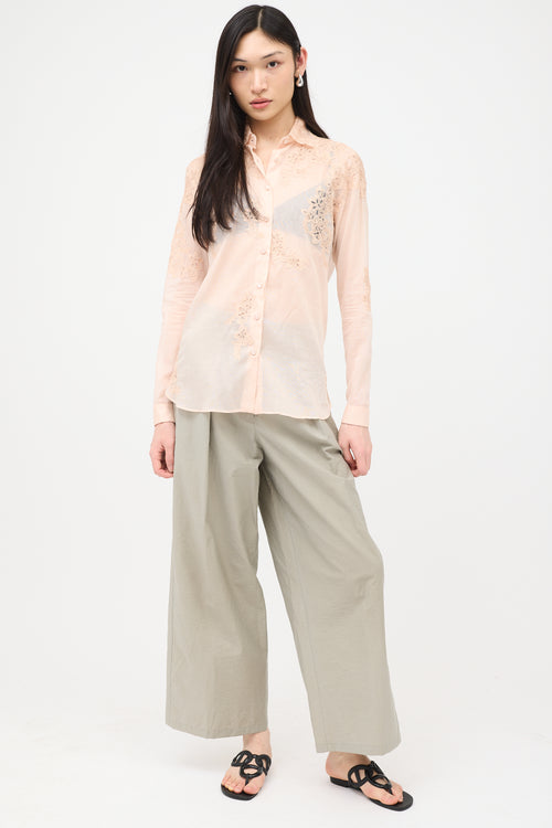 Ermanno Scervino Sheer Lace Shirt