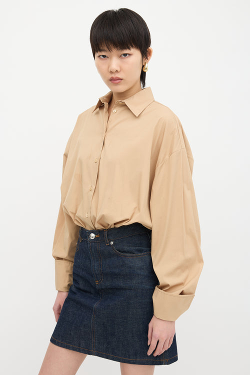 Ermanno Scervino Button Up Bodysuit