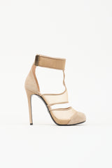 Ermanno Scervino Suede & Mesh Heel