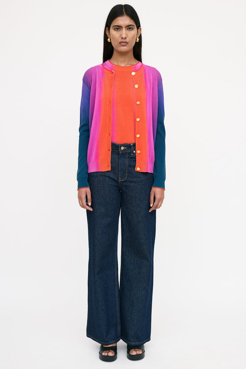 Escada Ombre Cardigan Co-Ord Set