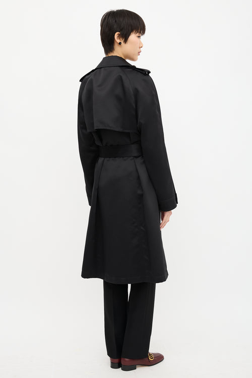 Escada Satin Trench Coat