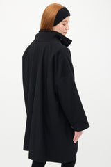 Eskandar Black Wool & Cashmere Coat