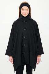 Eskandar Black Wool & Cashmere Coat