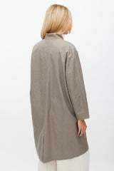 Eskandar Grey Linen Blazer