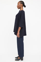 Eskandar Half Sleeve Sweater