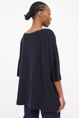 Eskandar Half Sleeve Sweater