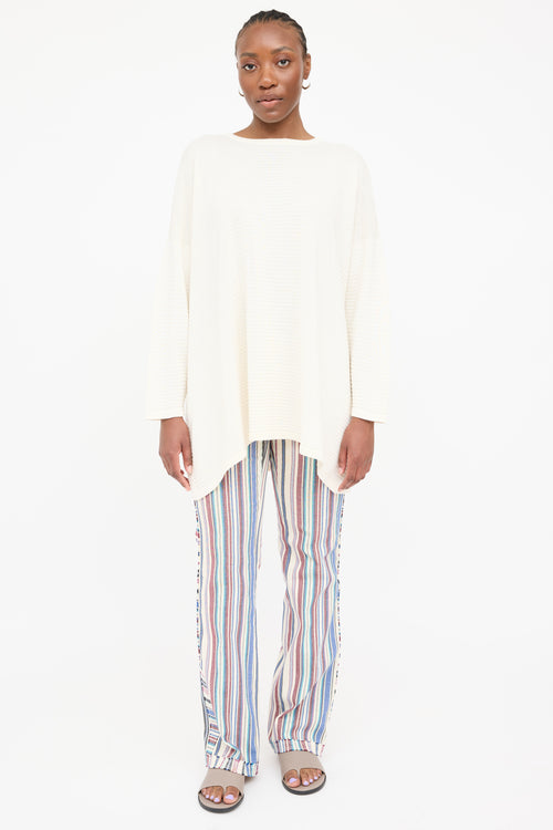 Eskandar Ribbed Knit Sweater