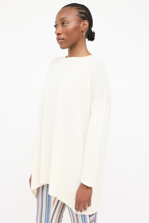Eskandar Ribbed Knit Sweater