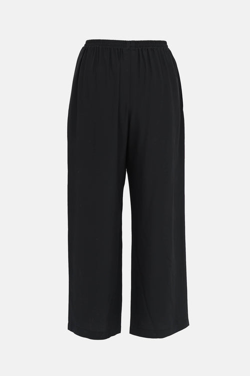 Eskandar Silk Wide Leg Pant