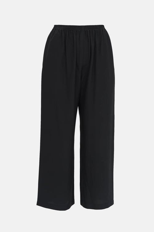 Eskandar Silk Wide Leg Pant