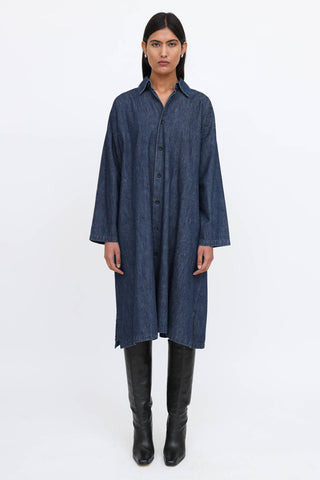Eskandar Oversized Shirt Dress