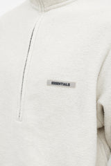 Essentials Cream & Black Fleece Sweater