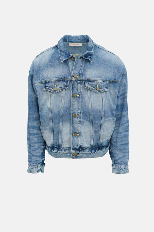 Essentials Distressed Denim Jacket