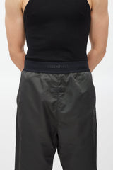 Essentials Grey Nylon Logo Trouser