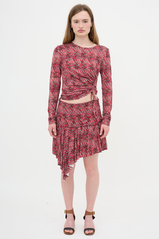 Isabel Marant Étoile Jersey Knit Printed Co-Ord Set