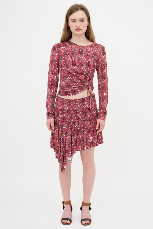 Isabel Marant Étoile Jersey Knit Printed Co-Ord Set