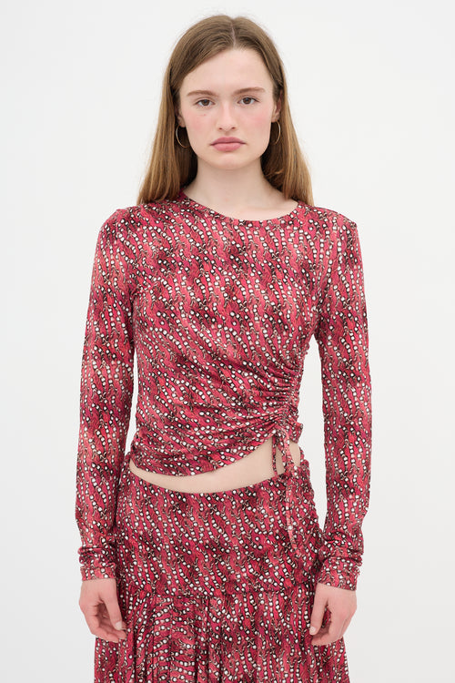 Isabel Marant Étoile Jersey Knit Printed Co-Ord Set