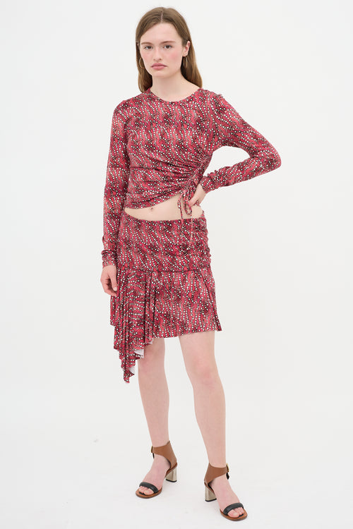 Isabel Marant Étoile Jersey Knit Printed Co-Ord Set