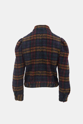 Isabel Marant Étoile Wool Leiko Plaid Jacket