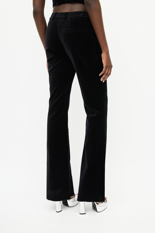 Etro Black Velvet Vest & Pant Suit